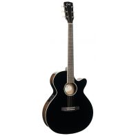 Гитара электроакустическая Cort Exotic-SFX Ash (Black Gloss)